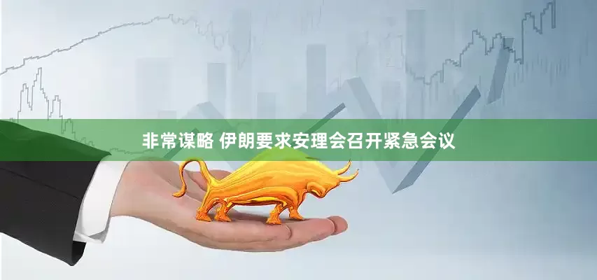 非常谋略 伊朗要求安理会召开紧急会议